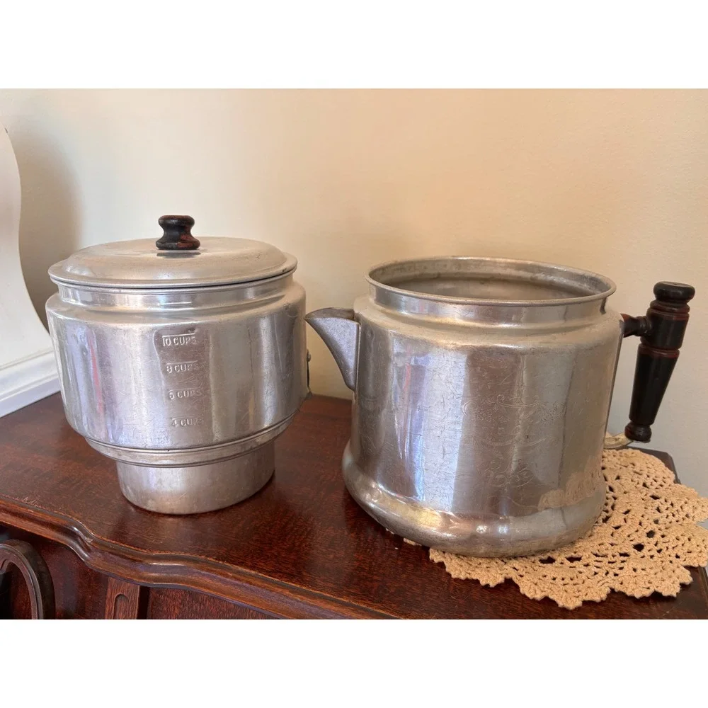 Vintage 1940's Enterprise Co Drip-O-Lator coffee pot 10 cup capacity drip